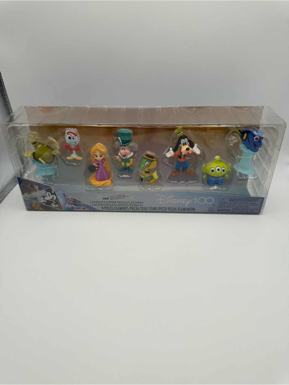 Disney Multicolor Mini Figure Pack - Blue, Green, Yellow, Purple, Red